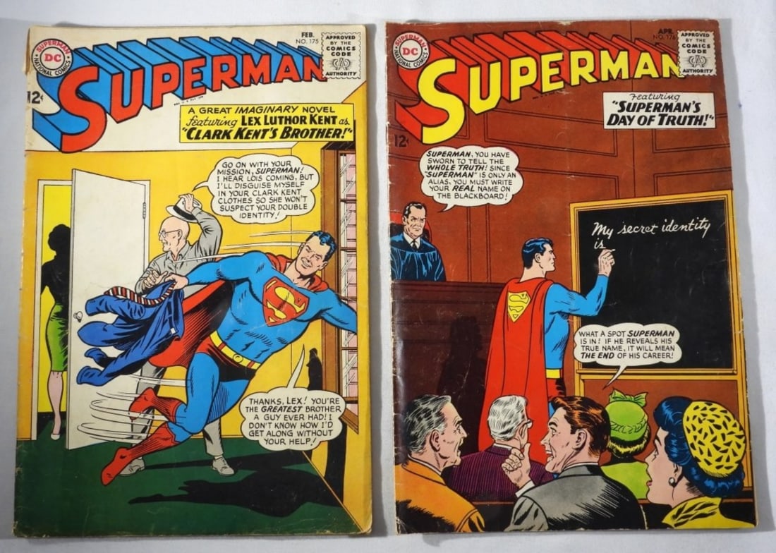 (2) Silver Age Superman Comics G-VG (1 of 4)