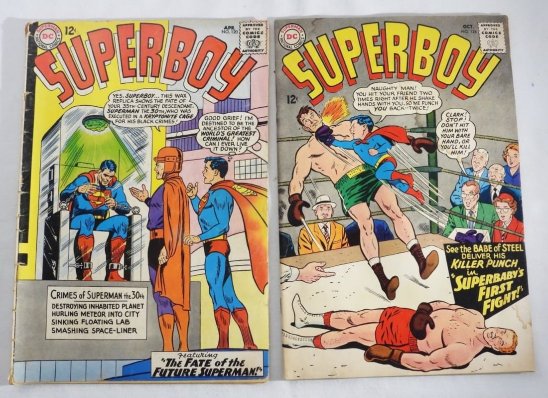 (2) Silver Age DC Superboy G-VG (1 of 4)