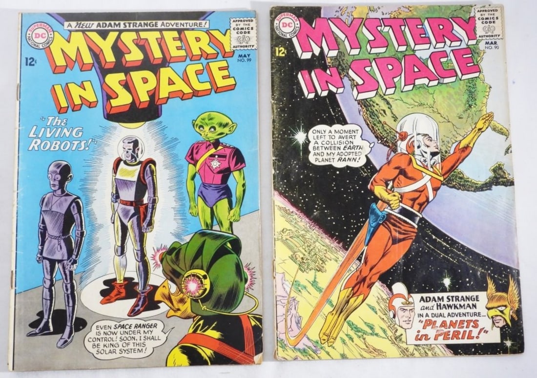 (2) Mystery In Space Silver Age Comics: Numbers: 90 & 99