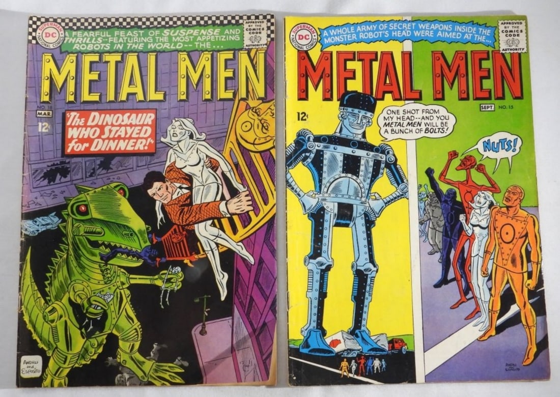 (2) DC Metal Men G-VG: Numbers: 15 & 18