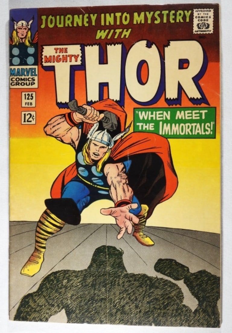 The Mighty Thor Journey Into Mystery #125: Marel #125 1966. In G/VG condition with little or no creases.