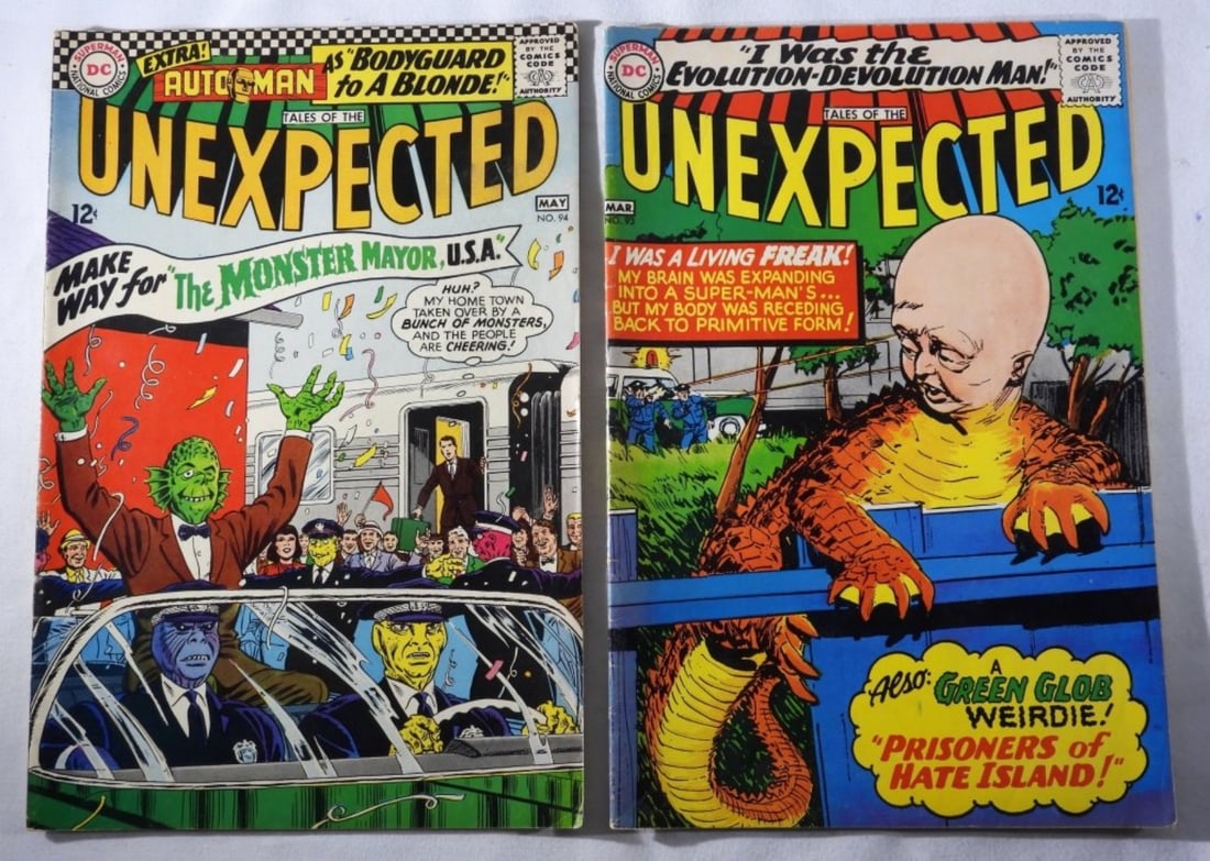 (2) Tales Of The Unexpected G-VG: Numbers: 93 & 94