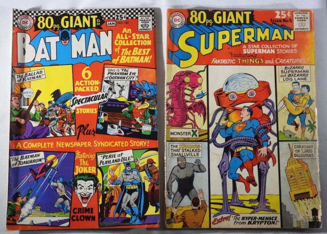 (2) Giant 80-Page DC Comic Books G-VG (1 of 4)