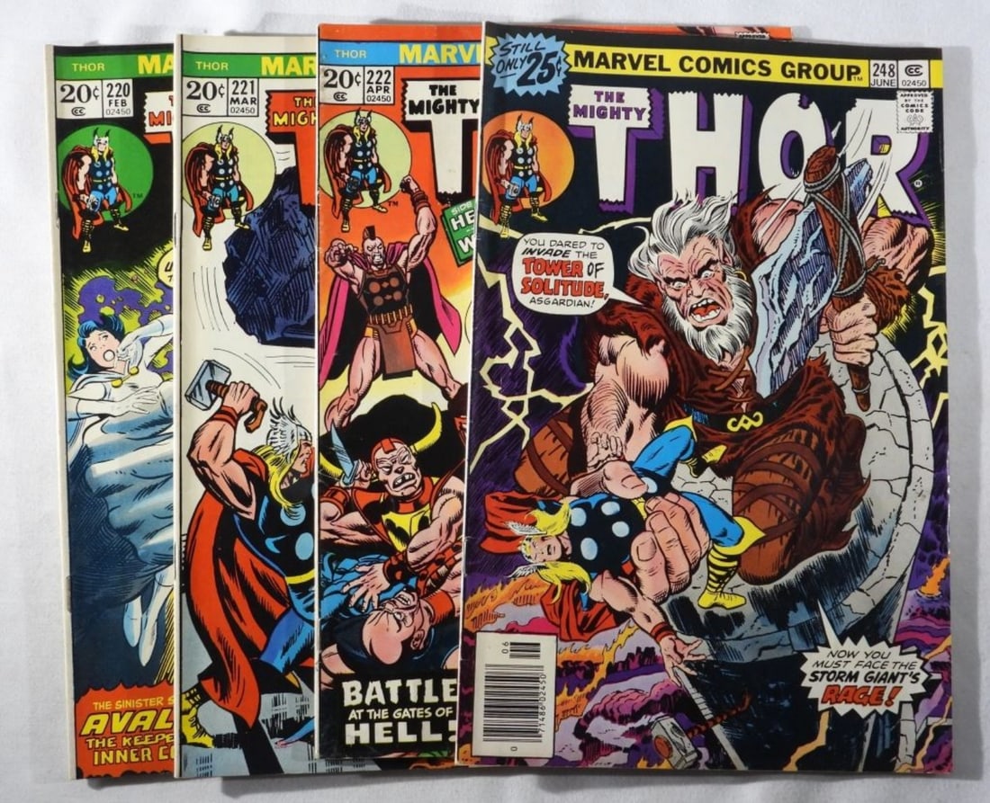 (4) Marvel The Mighty Thor VG (1 of 3)