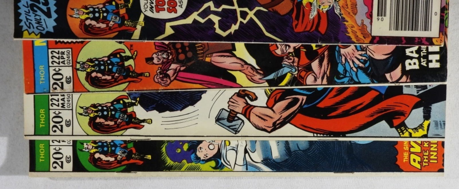 (4) Marvel The Mighty Thor VG - 3