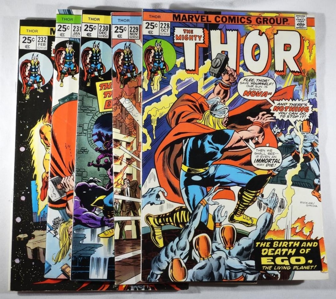(5) The Mighty Thor Bronze Age Comics (1 of 3)