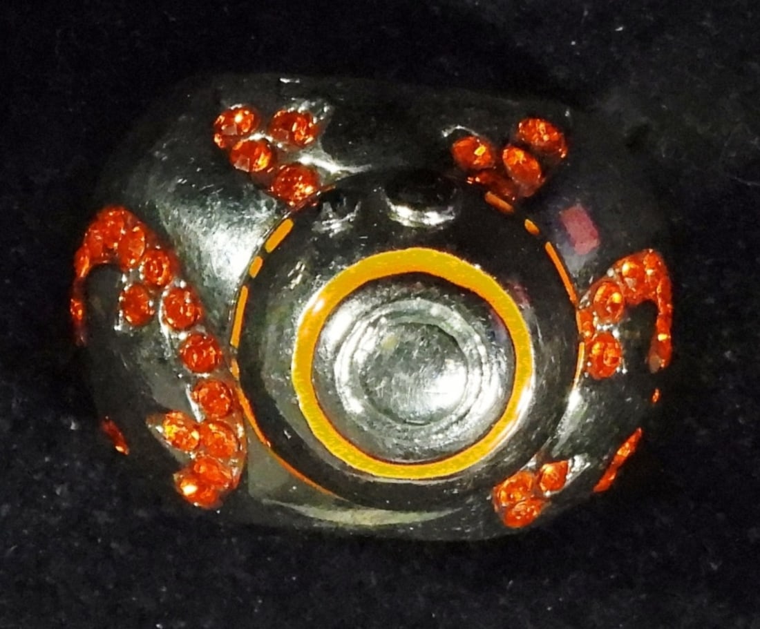 Star Wars BB-8 With Orange Rhinestones: Ring size: 7