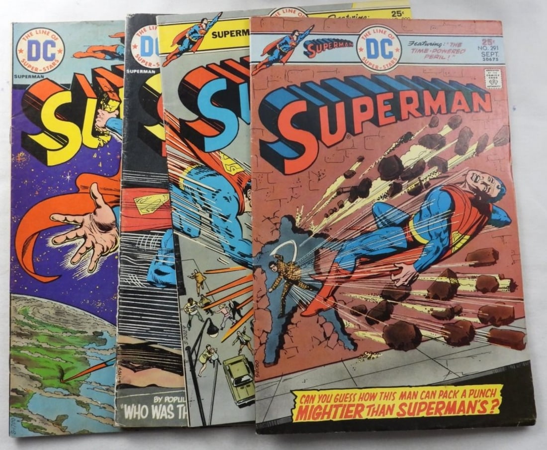(4) DC Superman G-VG (1 of 3)