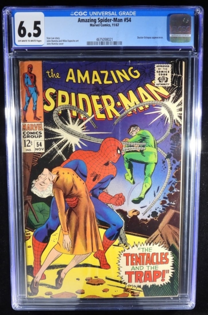 Graded Marvel The Amazing Spider-Man #54: CGC Graded 6.5 Off-White to White Pages