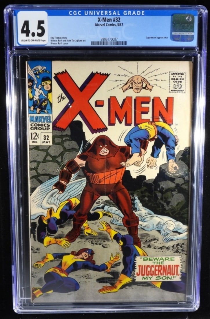Graded The X-Men #32: CGC Graded 4.5 Cream to off-white pages
