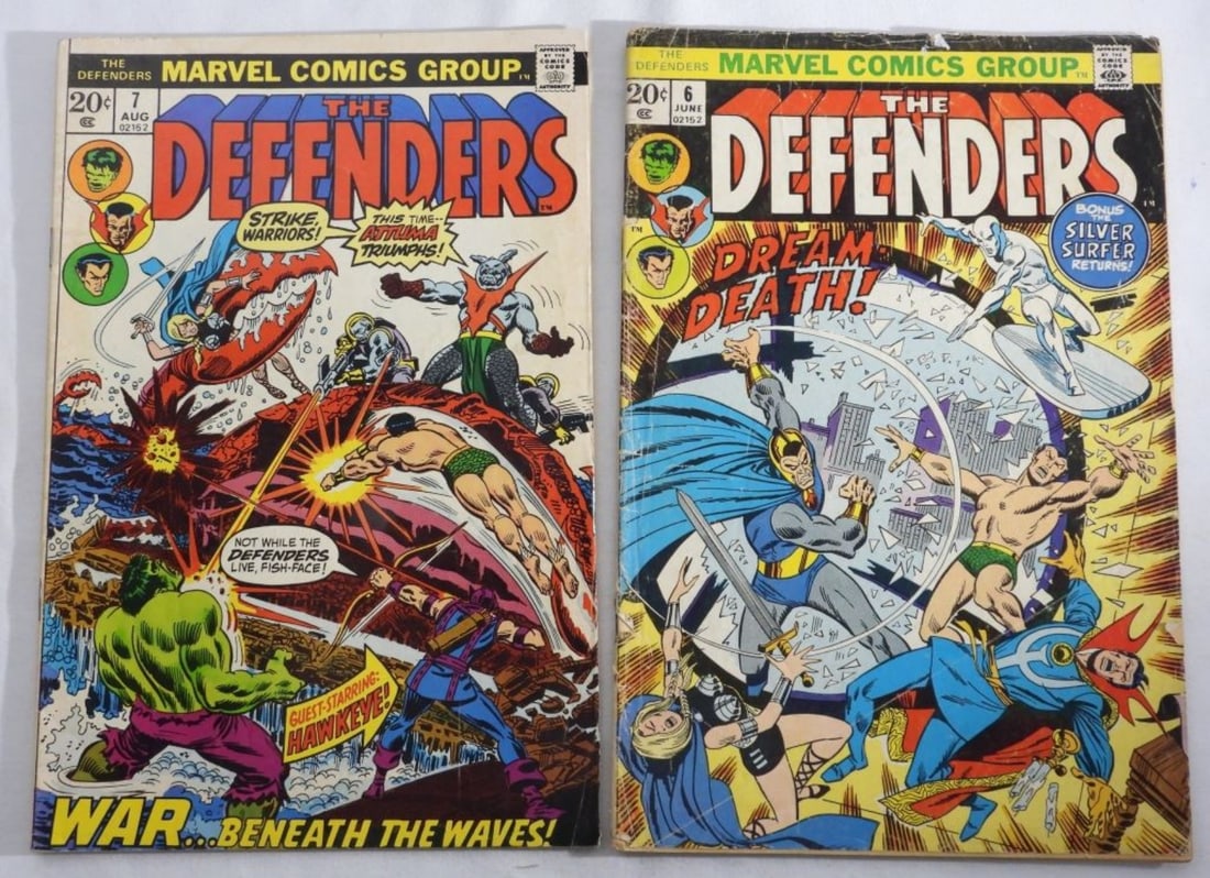 The Defenders 6, 7Â: Marvel Comics 1973 2.0