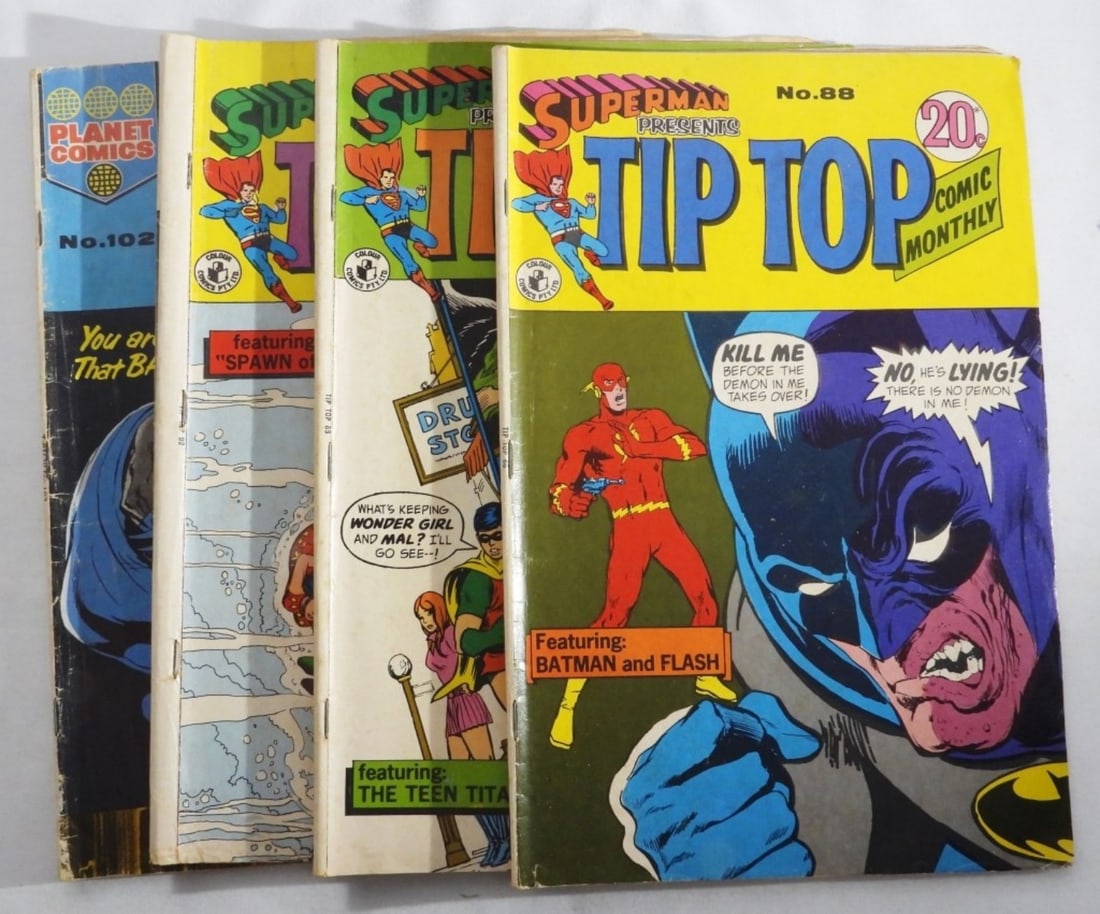 Superman Presents Tip Top Comic Monthly: #'s 88, 89, 92, 102