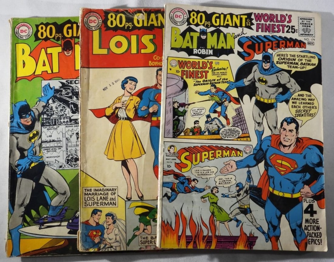 DC 80pg Giant: #'s 3, 179, 203 GD