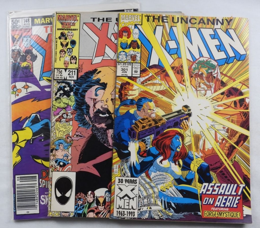 (4) Marvel The Uncanny X-Men G-VG (1 of 3)