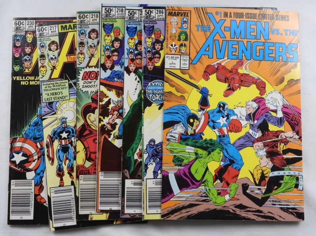 (8) Mixed Lot Of Avengers G-VG (1 of 2)