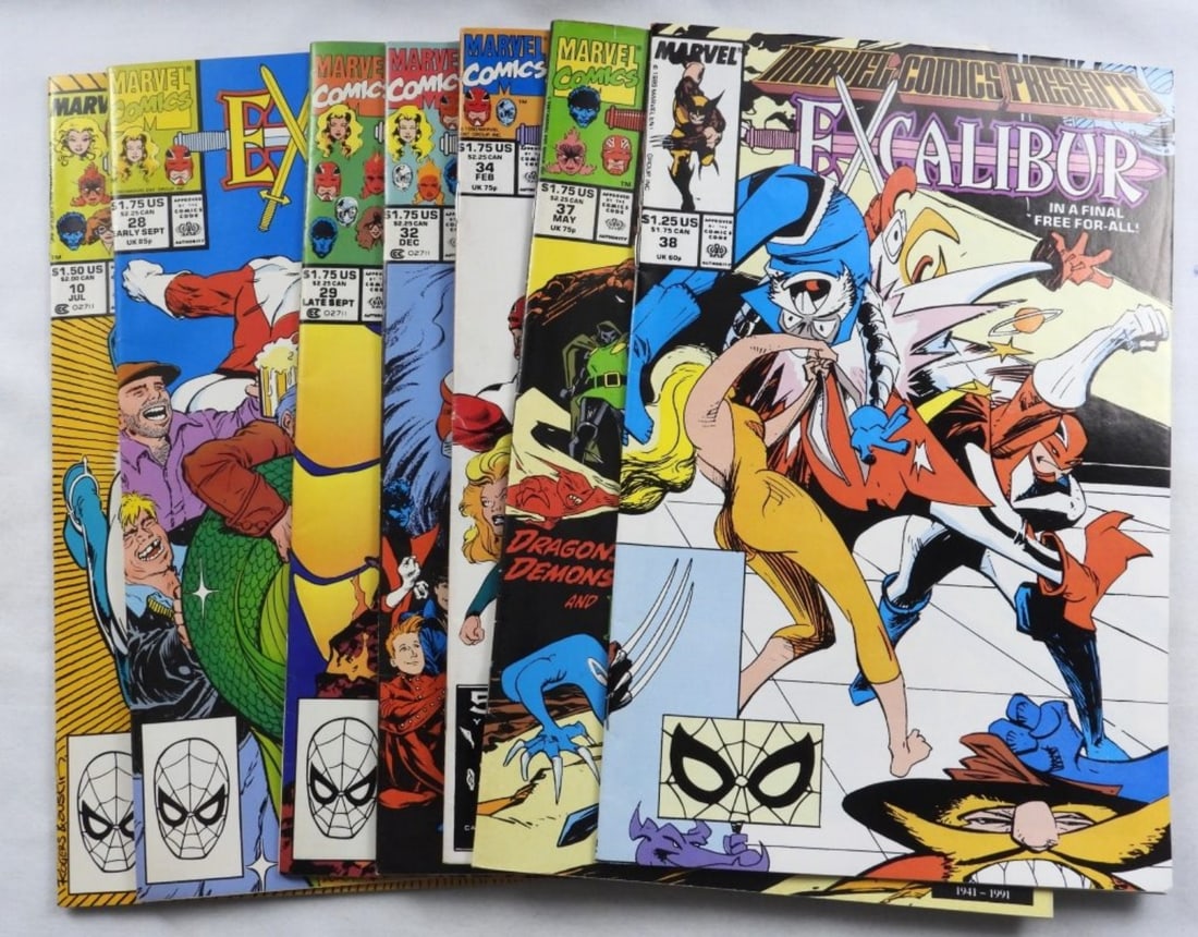 (7) Marvel Excalibur Comics VG (1 of 2)