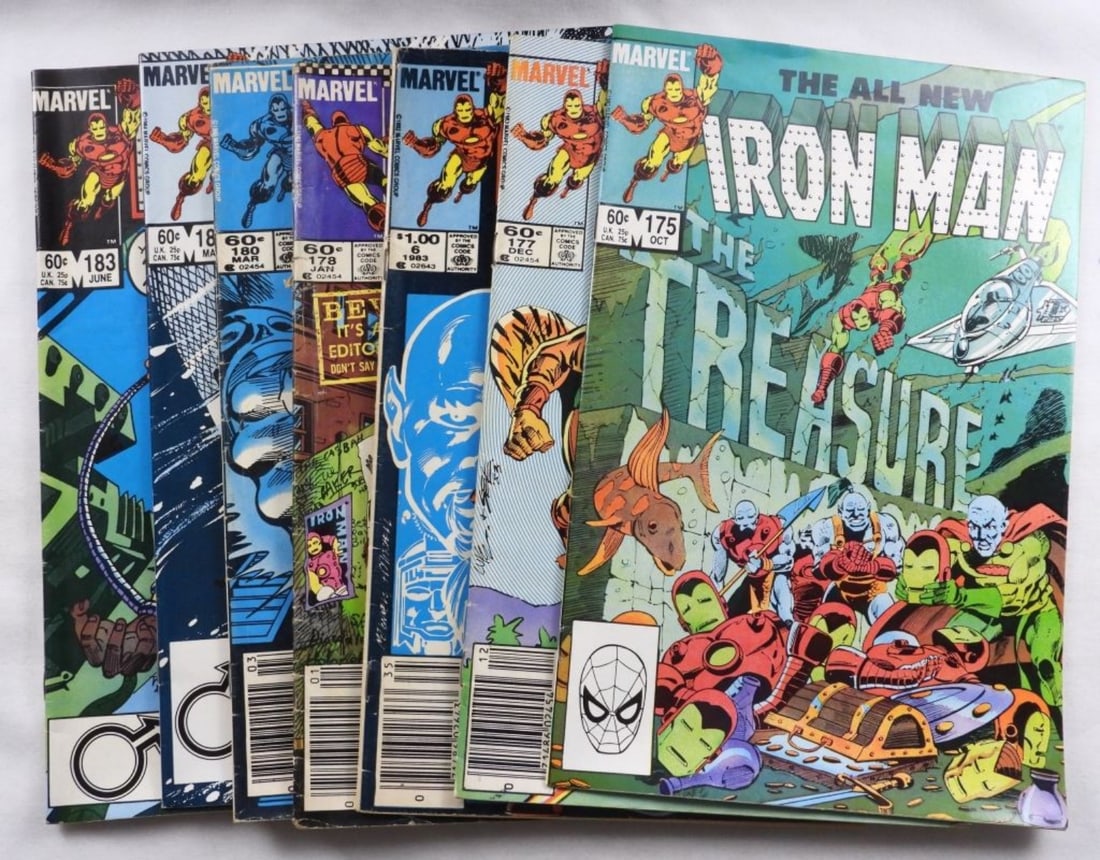 (7) Iron Man Marvel Comics G-VG (1 of 2)