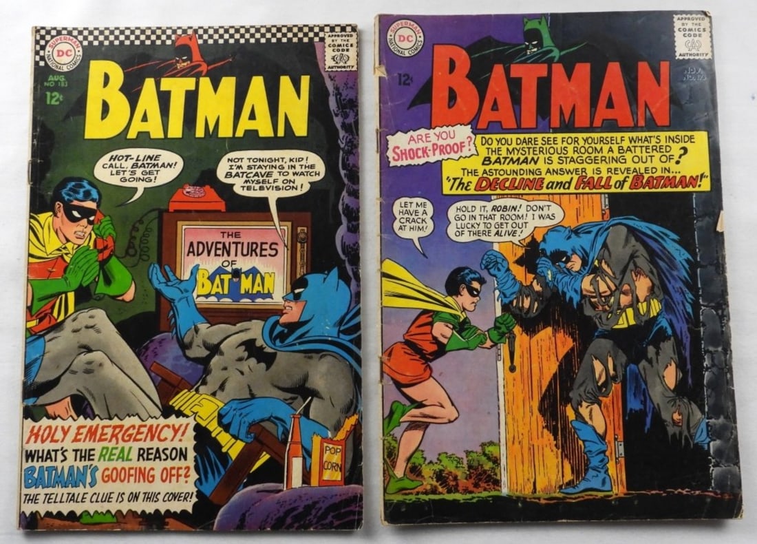 (2) DC Batman: #'s 175, & 183 Silver Age VG-GD