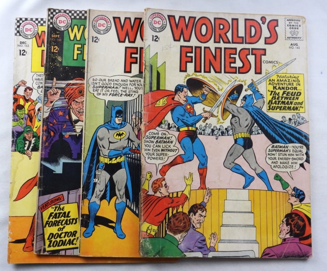 (4) DC World's Finest: #'s 143, 145, 160, & 163