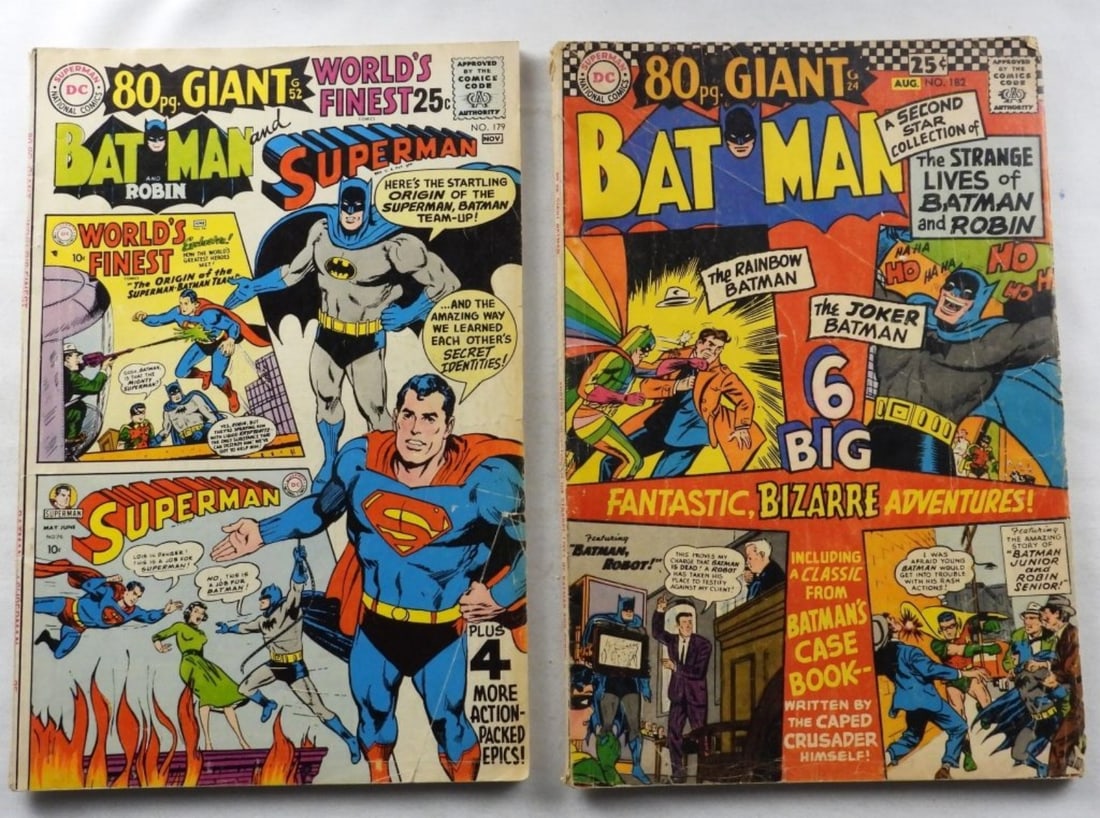 (2) DC 80pg Giant: #'s 179, & 182