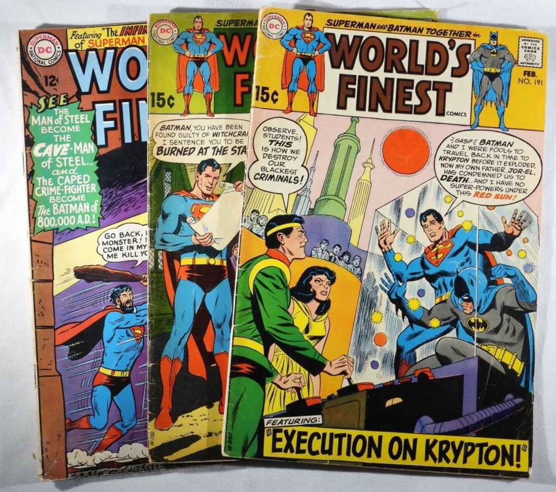(3) World's Finest G-VG: #151, 186, & 191