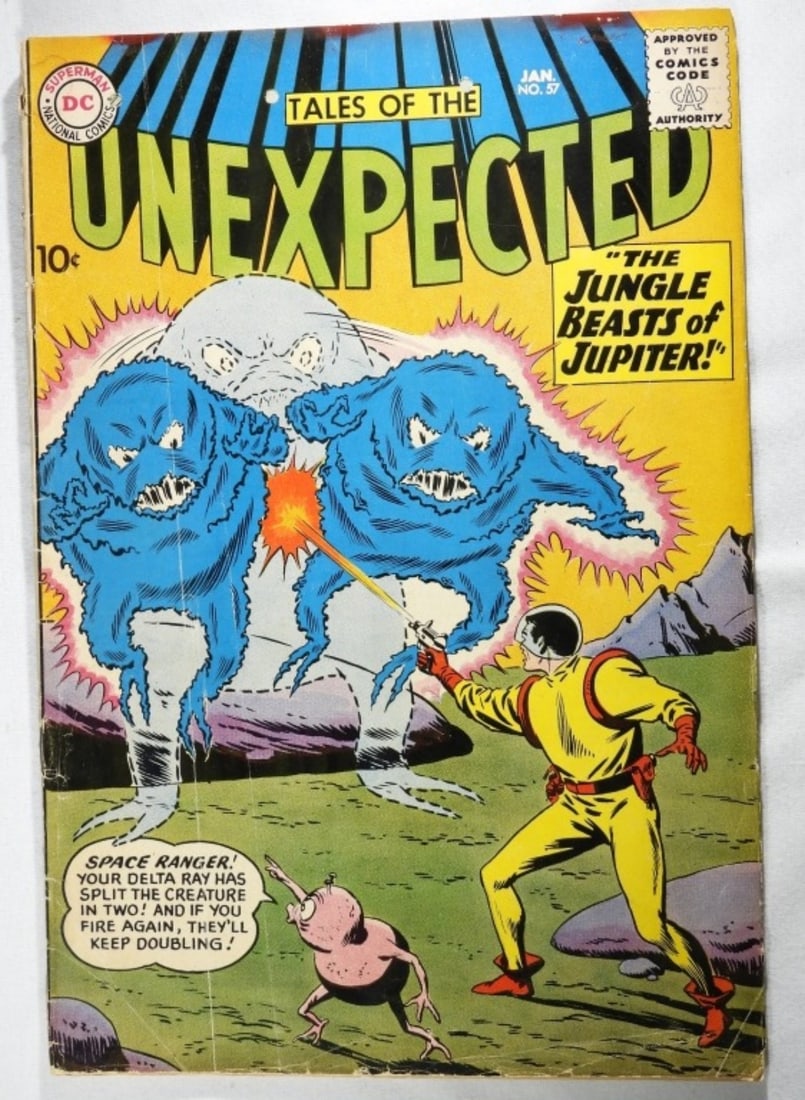 Dc Tales Of The Unexpected G-VG 1961: #57 Silver Age Comic in good shape.