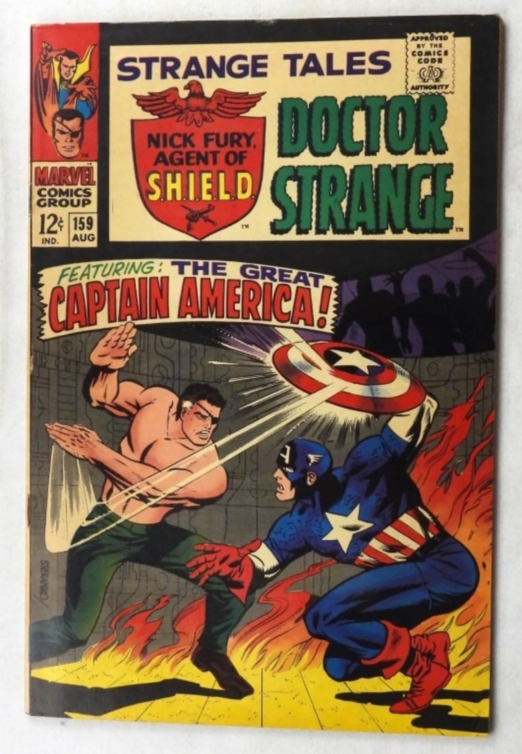 #159 Strange Tales #159 Marvel 1967 G/VG: G/VG condition with some crease and wear along the edges of the comic