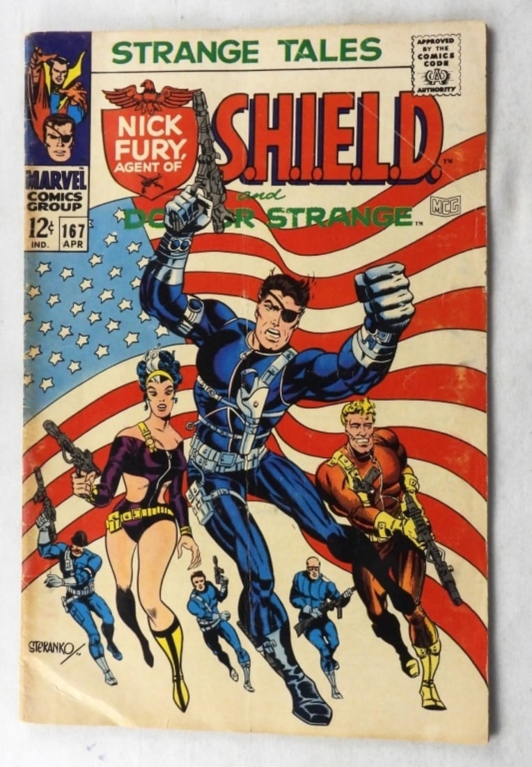 Marvel Strange Tales G: Nick Fury, Agent Of S.H.I.L.D & Doctor Strange Number 167