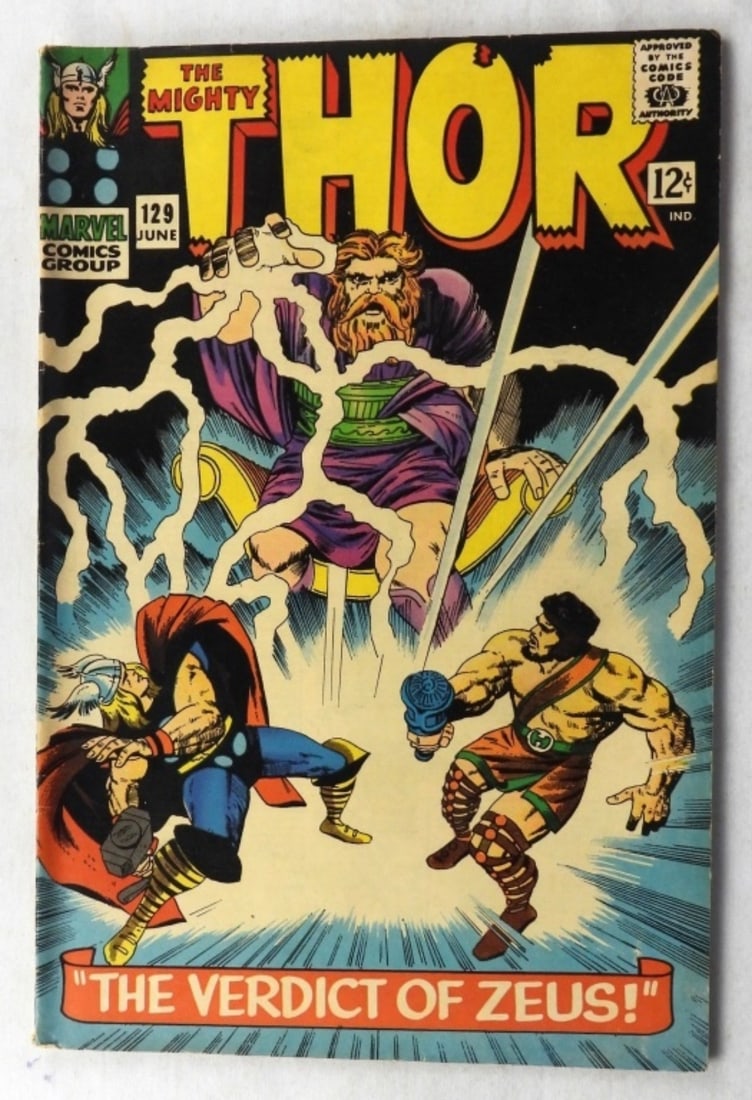 1966 The Mighty Thor G-VG: Number: 129