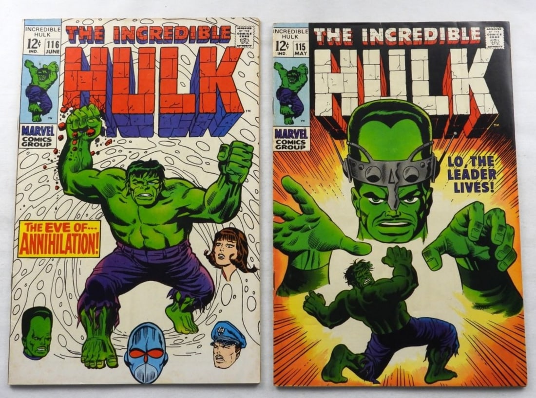 (2) The Incredible Hulk G-VG (1 of 4)