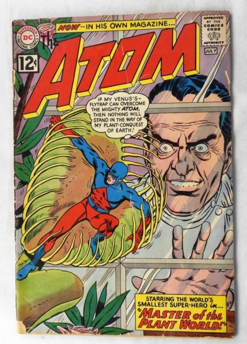 The Atom 1962 Number 1 G-VG: (The cover is delicate; however, the comic is in great shape!)