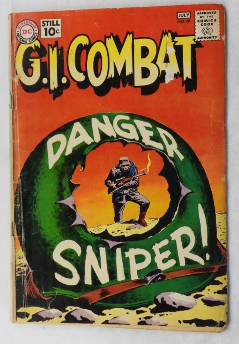 DC G.I. Combat 1961 G-VG: Number: 88 (The cover is a bit worn.)