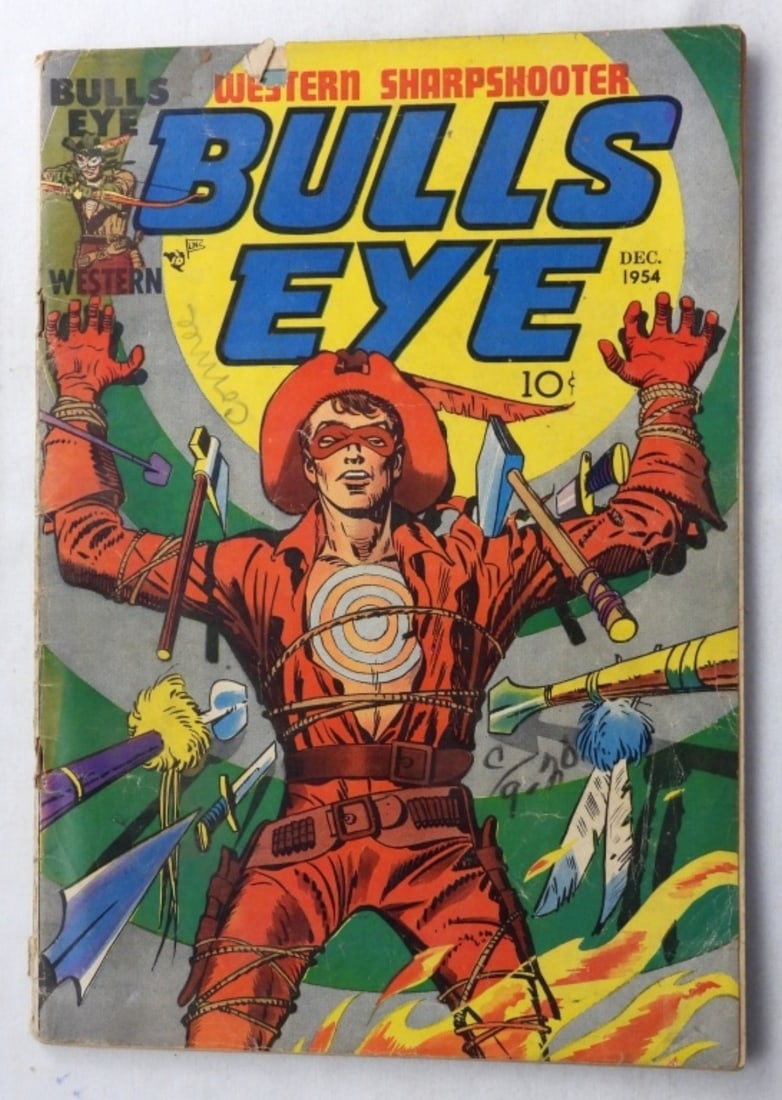 Bulls Eye Western Bulls Eye 1954 G: Number: 3 (There is writing on the cover as well as two small rips.)