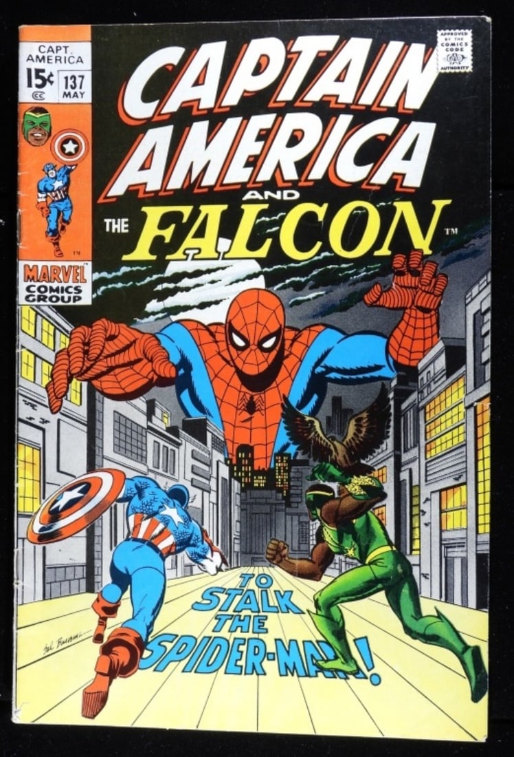 1971 Captain America & The Falcon #137 (G/VG): Comes in G/VG condition with some creasing along the comic. #137 1971.