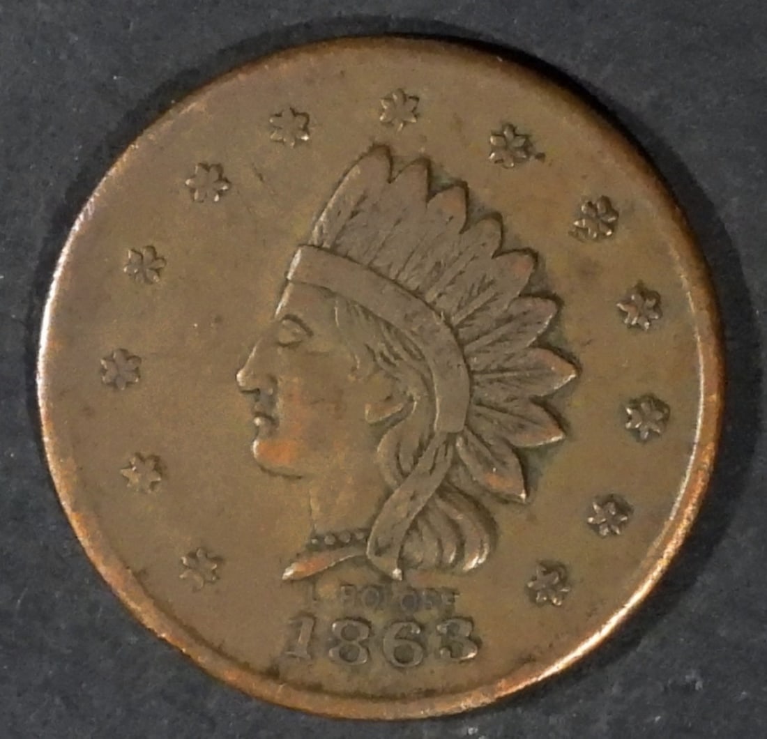 1863 CWT "John Schuh's Saloon 88 First Ave NY": Bid live now!