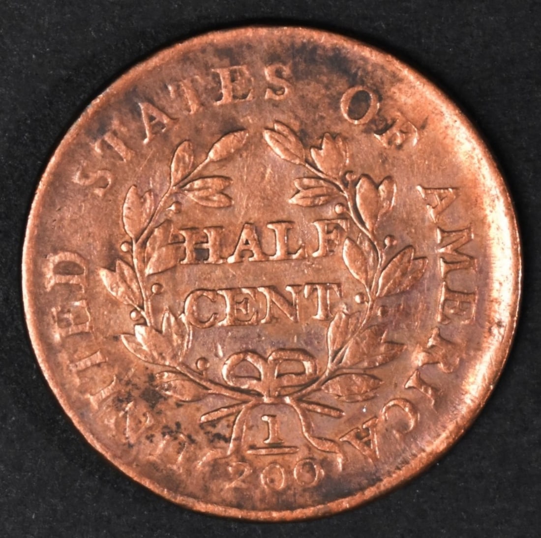 1804 Crosslet 4 Half Cent, Cleaned - 2