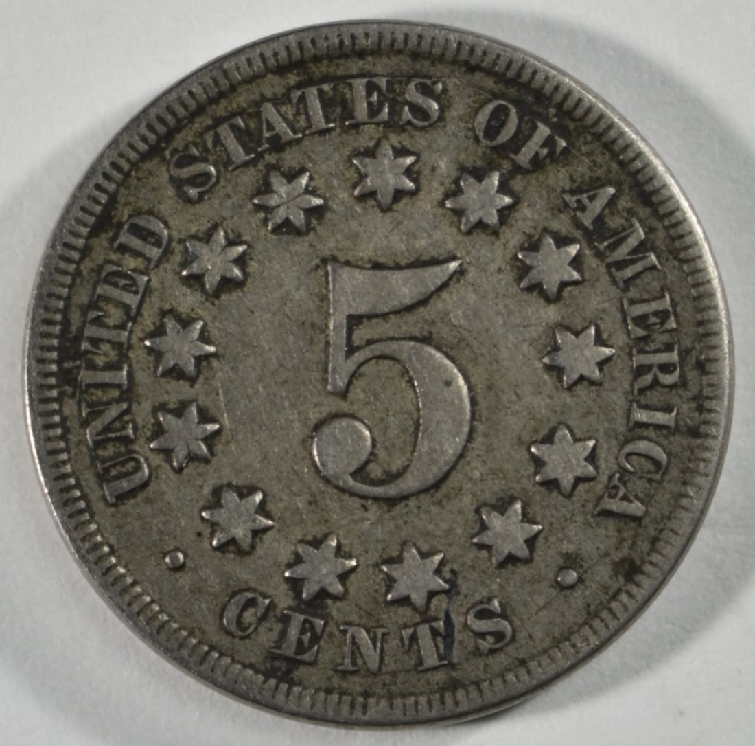 1869 Shield Nickel - 2