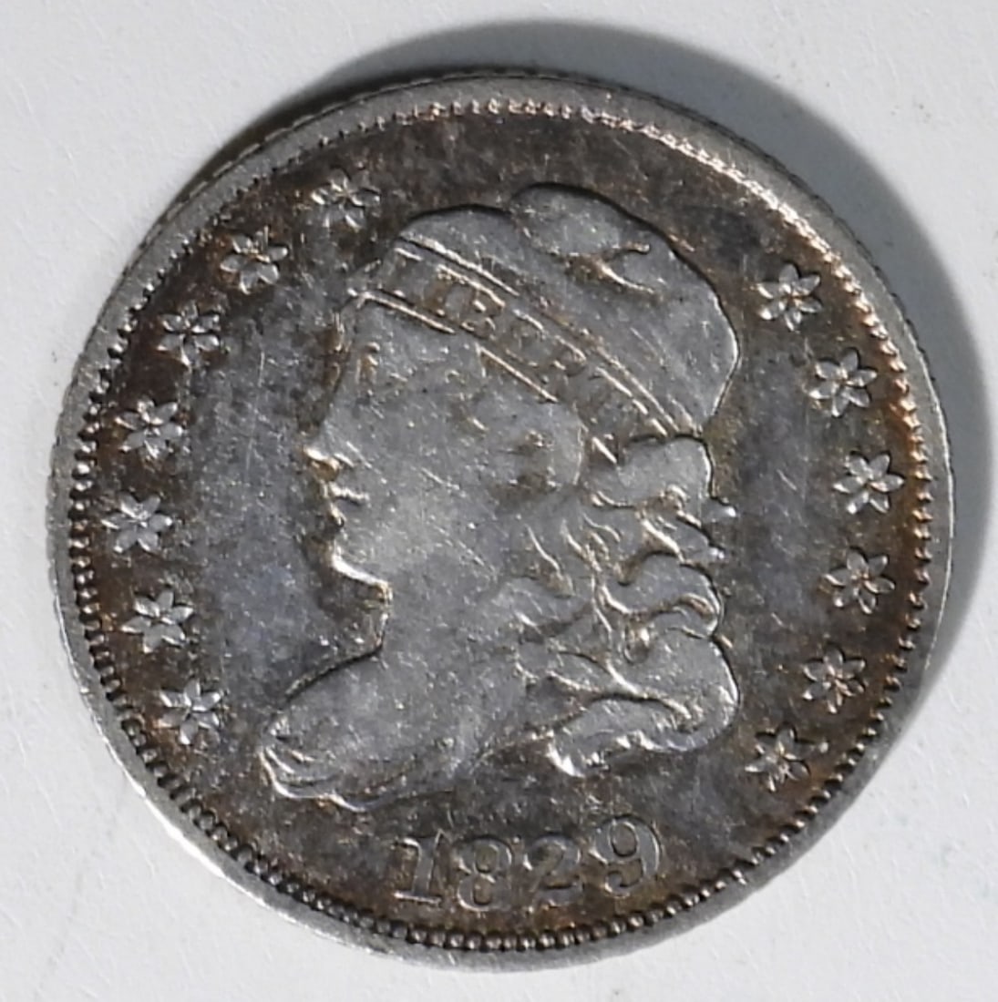 1829 Capped Bust Half Dime (1 of 2)