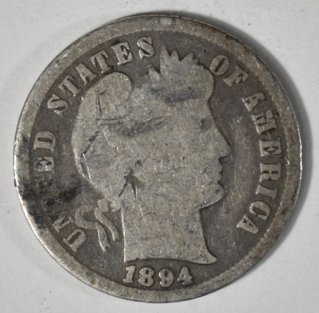 1894 Barber Dime: Top-rated online Auction House.