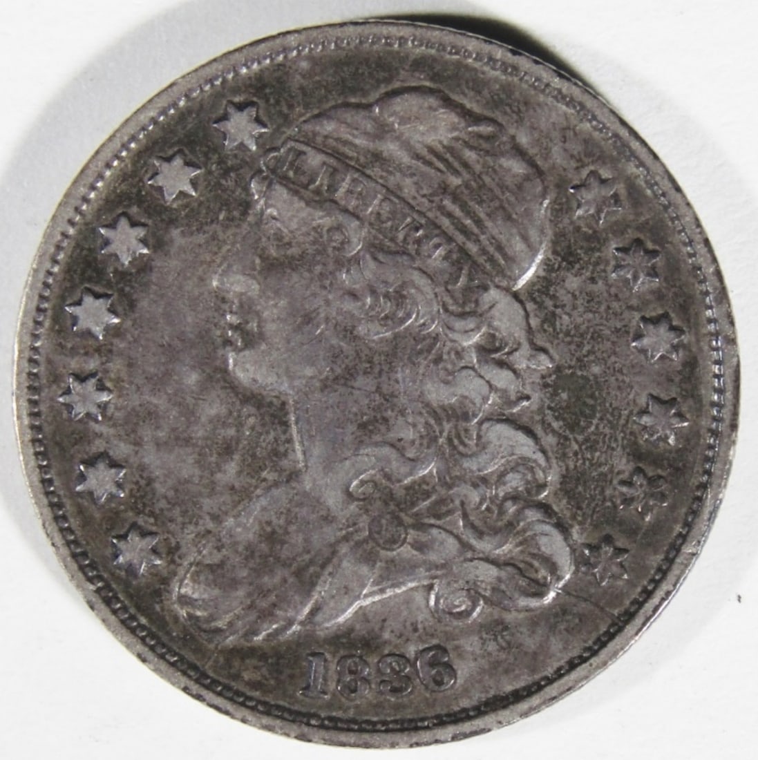 1836 Bust Quarter: Bid with Vintage Auctions!