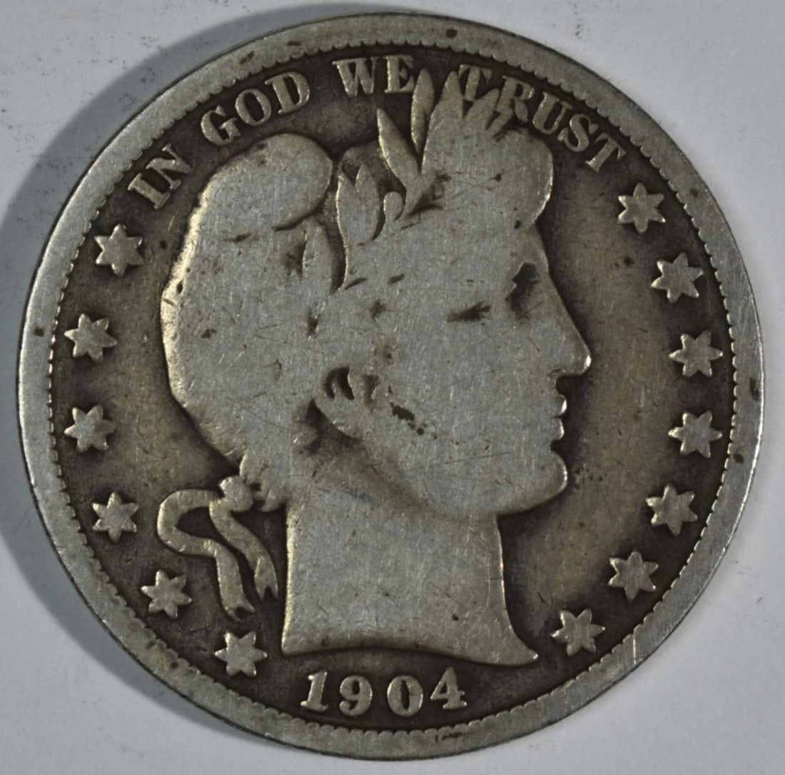 1904-S Barber Half Dollar: Top-rated online Auction House.