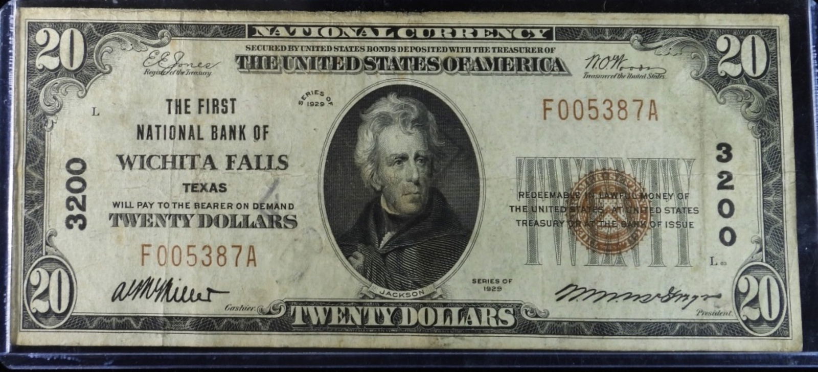 1929 Wichita Falls, TX $20 (1 of 2)