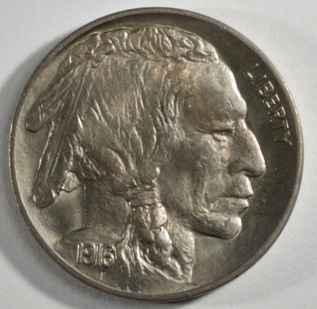 1916 Buffalo Nickel: Bid live now!
