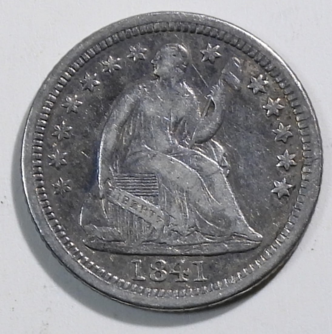 1841- O Seated Half Dime (1 of 2)