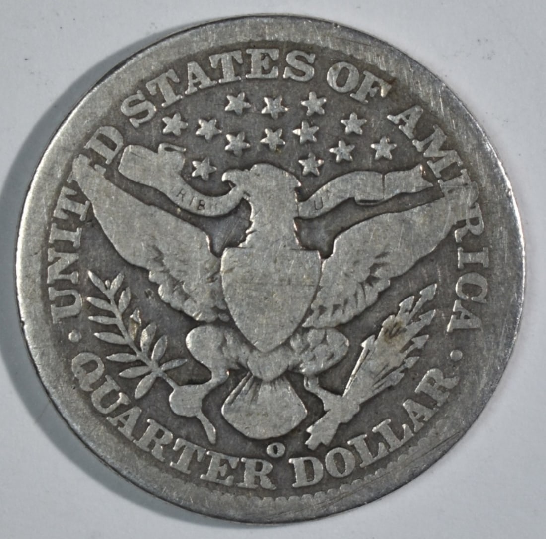 1909-O Barber Quarter - 2