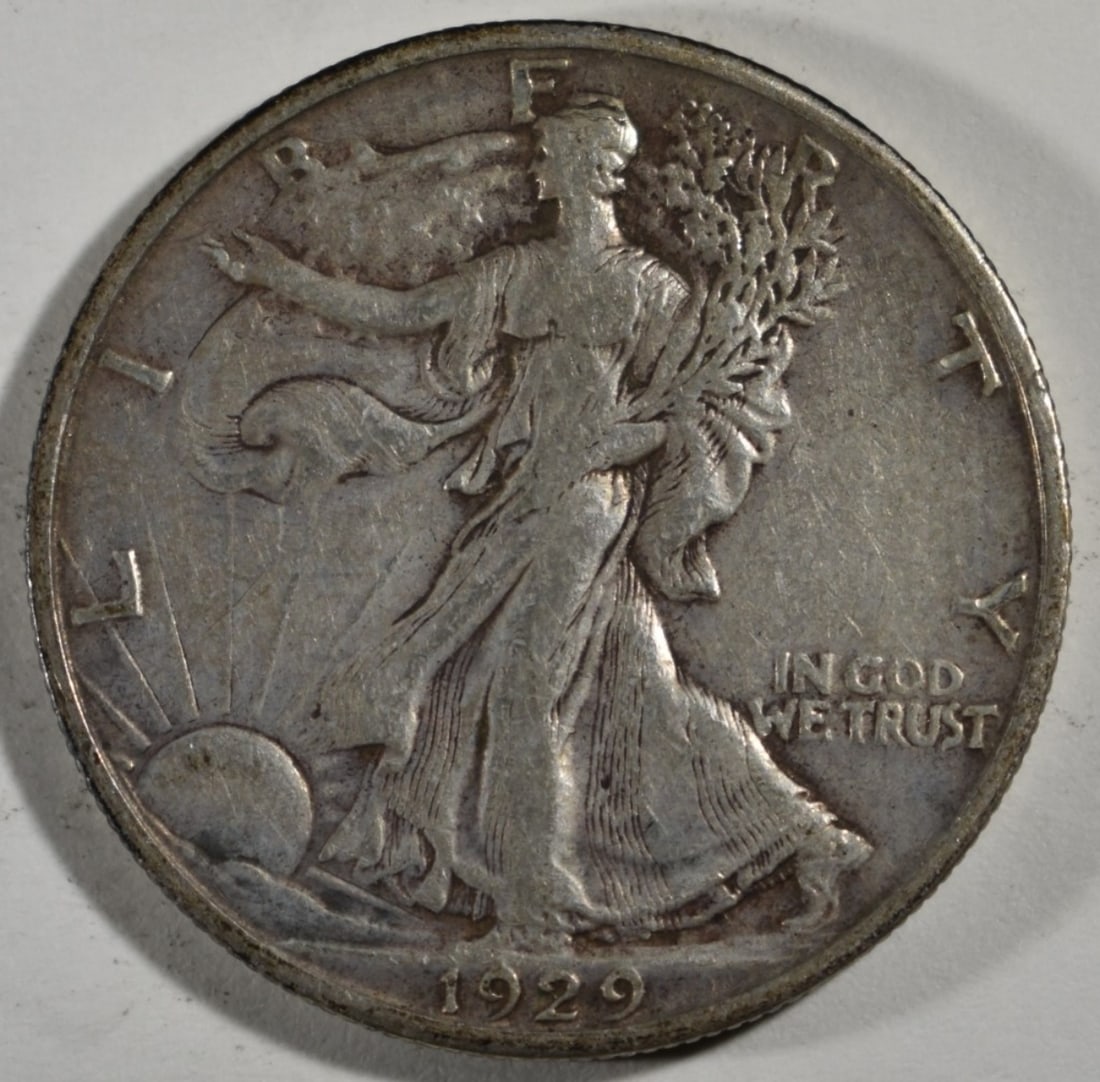 1929-S Walking Liberty Half Dollar: Bid with Vintage Auctions!