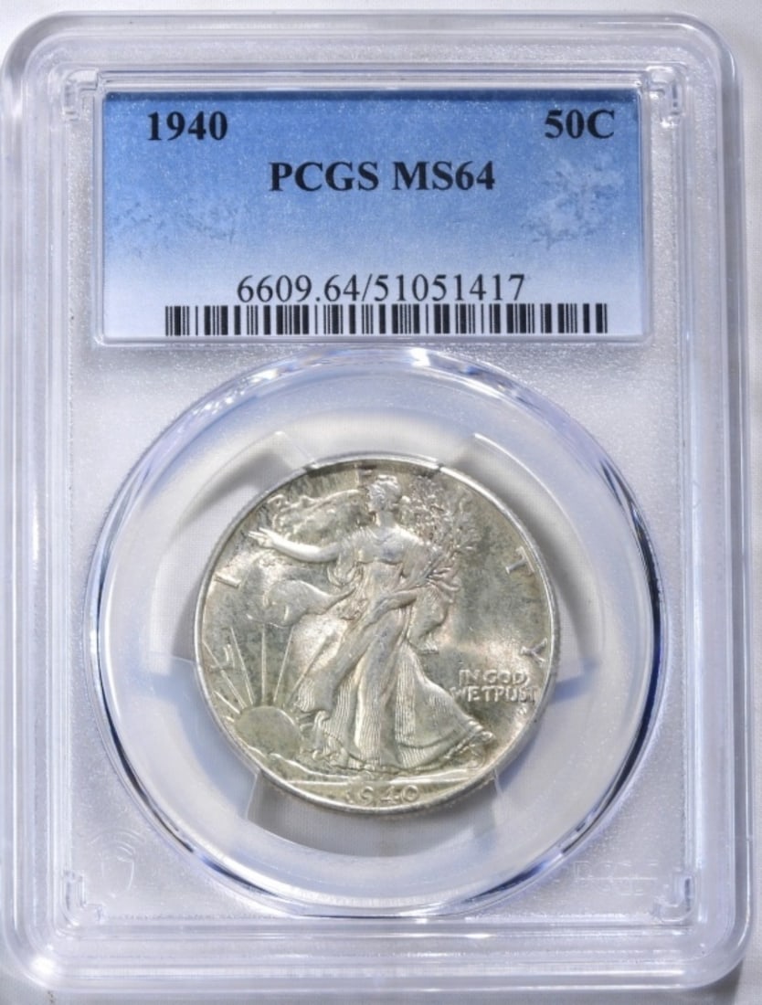 1940 Walking Liberty Half, PCGS MS-64 (1 of 2)