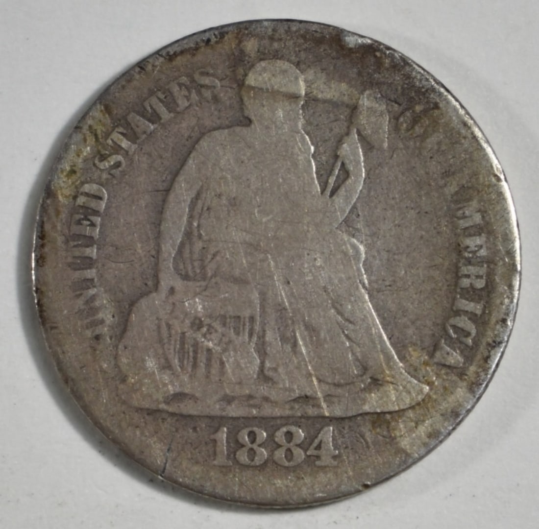 1884-S Seated Dime (1 of 2)