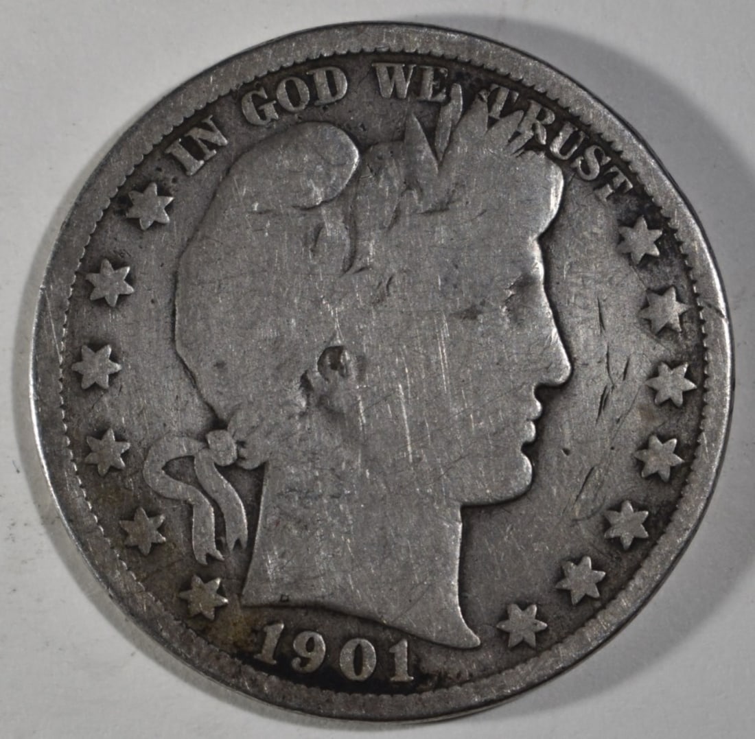 1901-S Barber Half Dollar: Top-rated online Auction House.