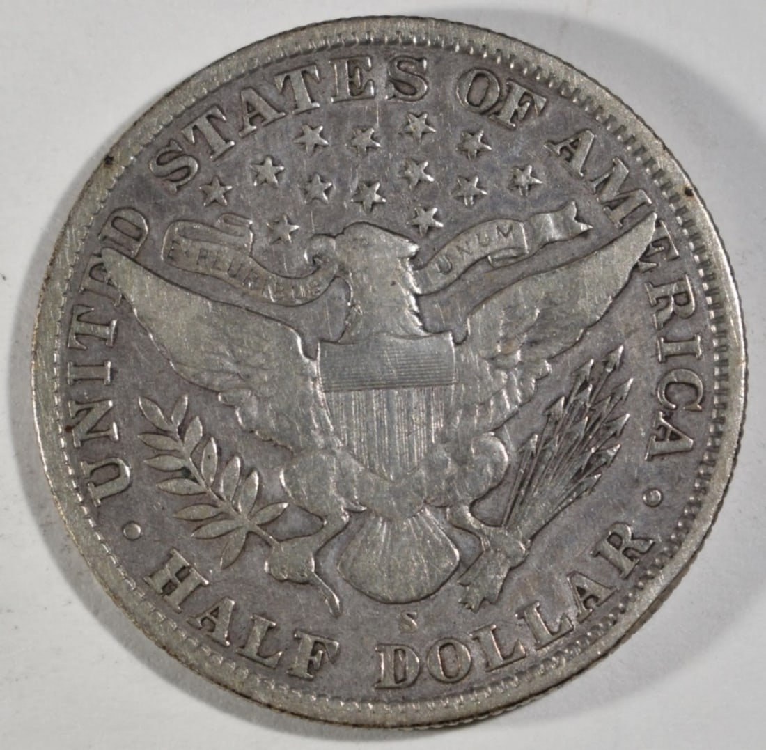 1904-S Barber Half Dollar - 2